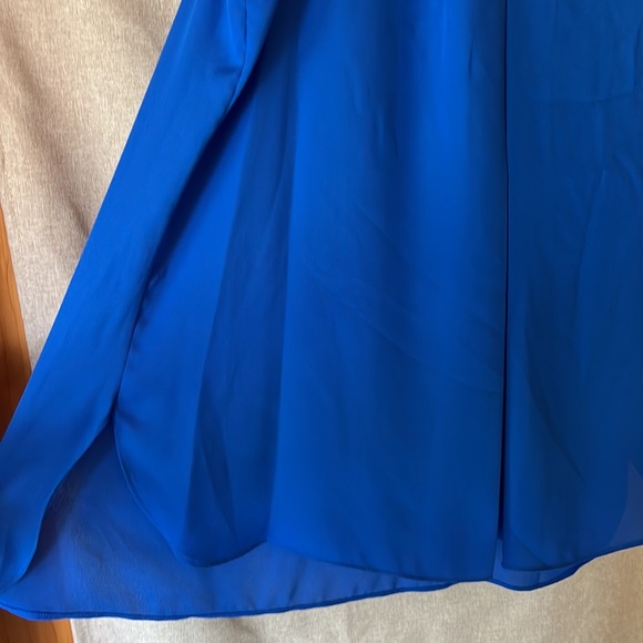 Royal blue blouse - Picture 4 of 4